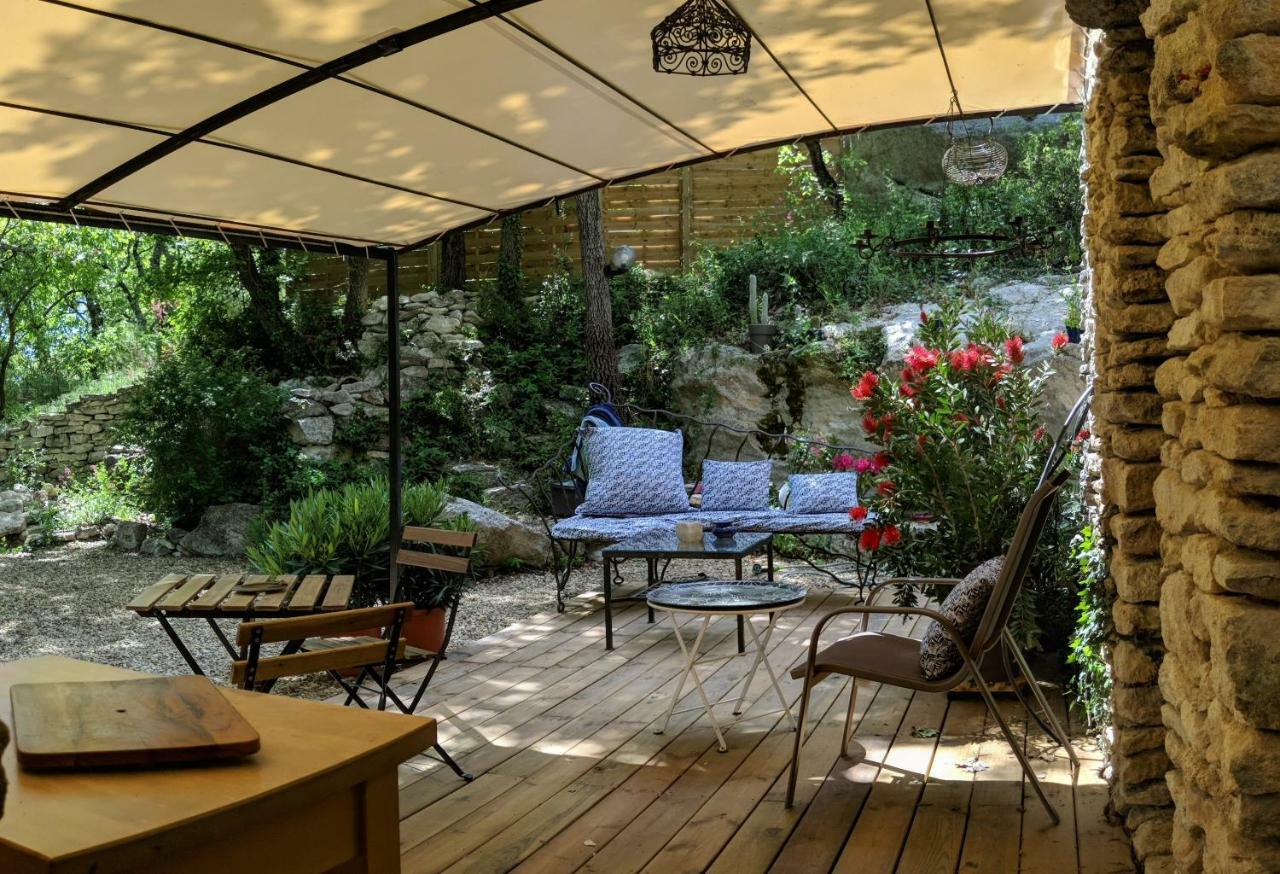 Les Rapieres Mireio Villa Gordes Exterior foto