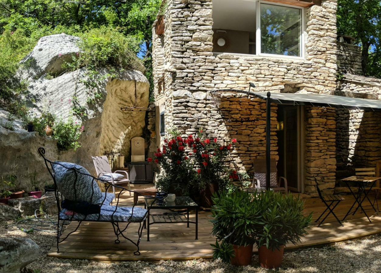 Les Rapieres Mireio Villa Gordes Exterior foto